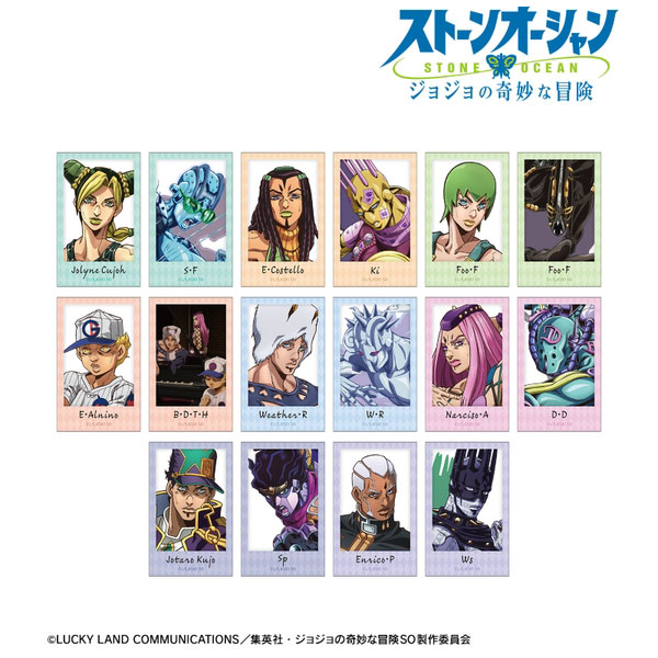 ジョジョの奇妙な冒険 黄金の風トレーディングインスタントカメラ風