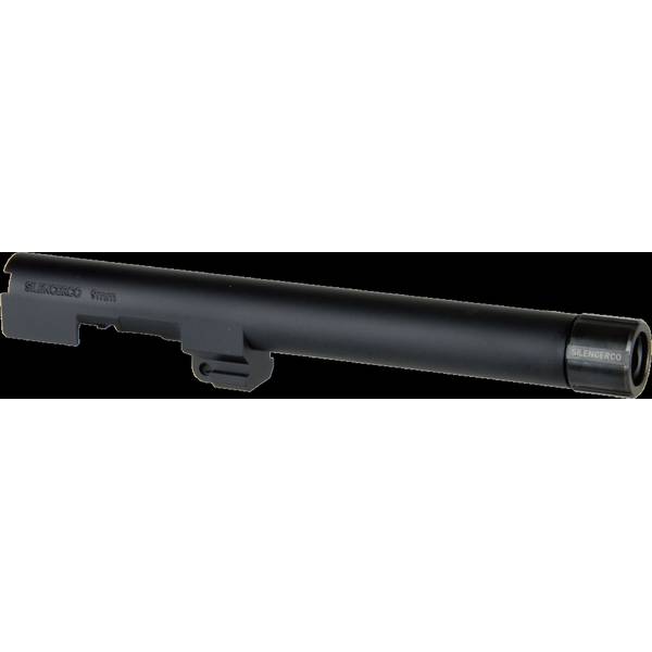 デトネイター 東京マルイ Px4用 アルミアウターバレル(9mm刻印) 14mm逆