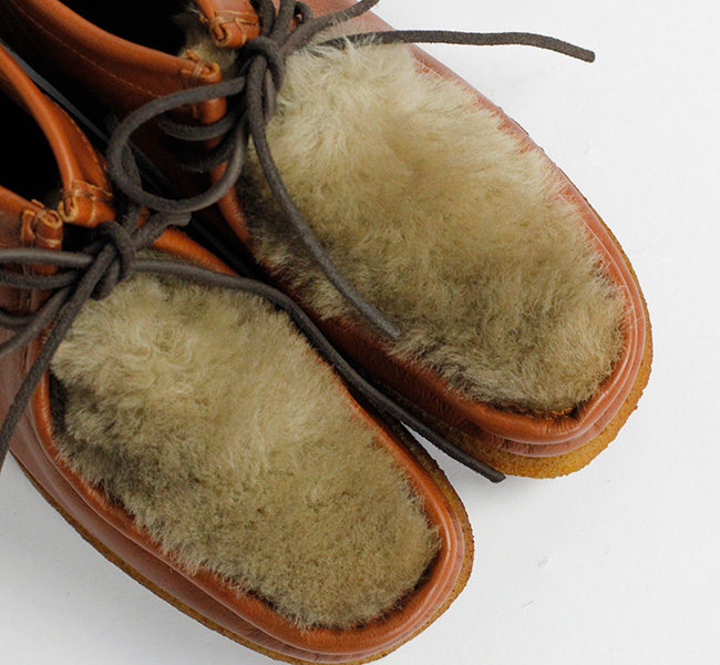HTS UPPER SHEEPSKIN HIGH-CUT WALLABEE アッパーシープスキン