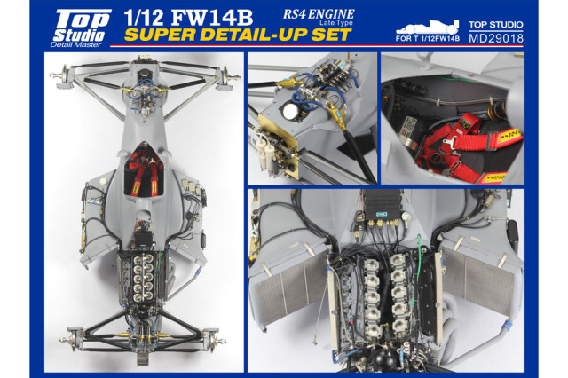 TOP STUDIO MD29018 1/12 Williams FW14B Super Detail-up Set RS4