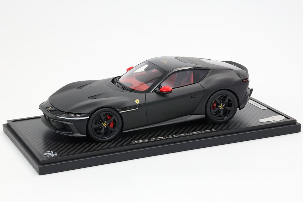 BBR P18254EV 1/18 Ferrari 12 Cilindri Panoramic Roof Matt black