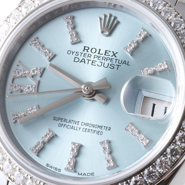 279136RBR アイスブルー ROLEX（ロレックス）デイトジャスト28 バー
