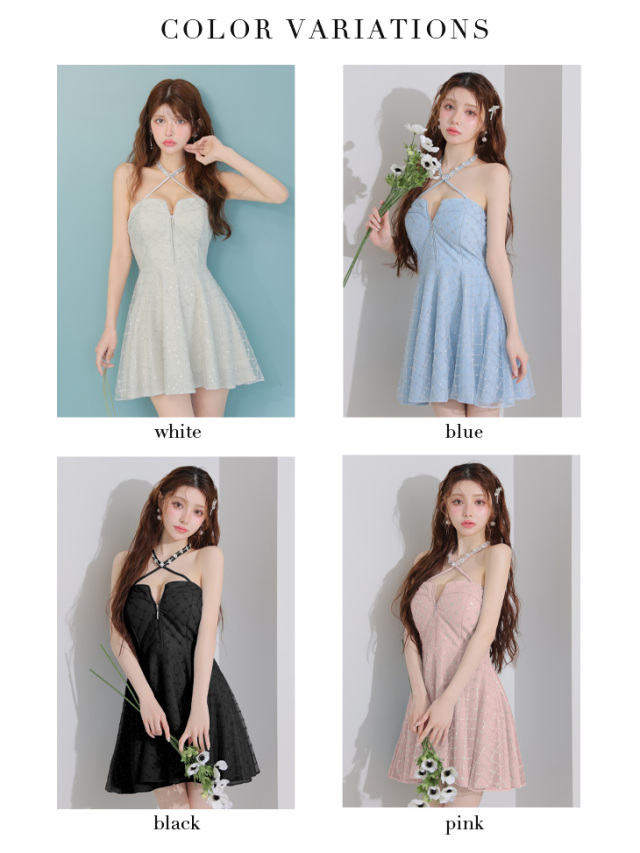 XSサイズあり】sugarコラボカラーあり♡ビジューホルター