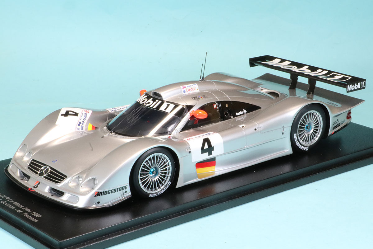 スパーク 1/18 メルセデス CLR ルマン 1999 No.4 18S845 ミニカー