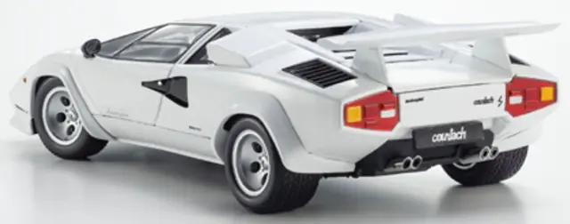 予約] 京商 1/18 ランボルギーニ カウンタック LP400S ホワイト フル