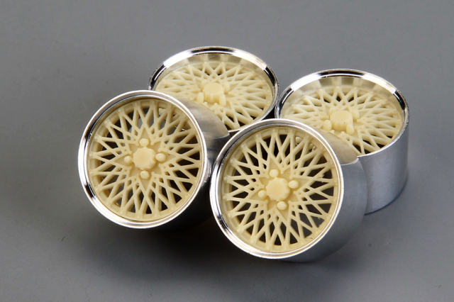 ホビーデザイン 1/24 16インチ SSR フォーミュラー メッシュ ホイール