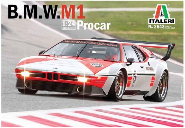 イタレリ 1/24 プラモデル BMW M1 プロカー 1979 日本語組み立て説明書