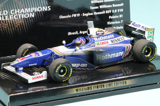 ミニチャンプス 1/43 ウィリアムズ FW18 ルノー 1996 ワールド