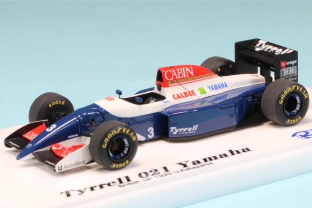 受注製作見本] ロムファクトリー 1/43 ティレル 021 イギリスGP 1993