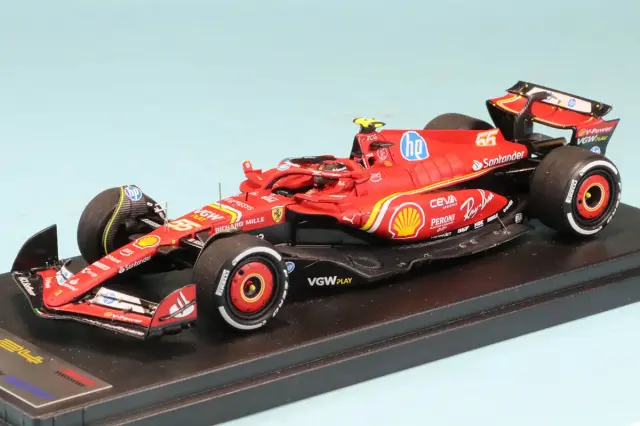 ルックスマート 1/43 フェラーリ SF-24 モナコGP 2024 C.サインツ