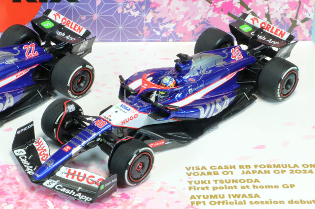 京商特注ミニチャンプス 1/43 ビザ キャッシュ RB VCARB 01 角田裕毅