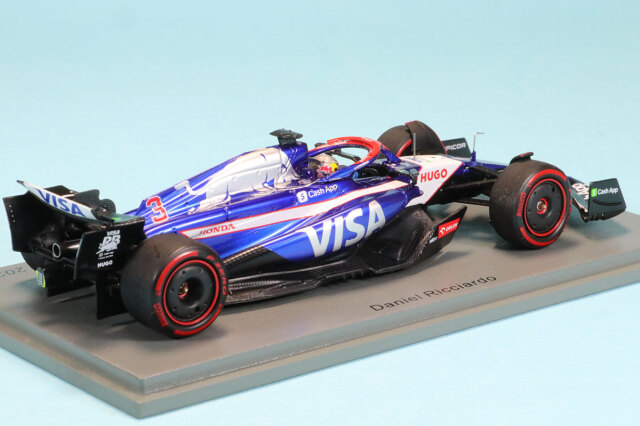 スパーク 1/43 ビザ RB VCARB01 バーレーンGP 2024 D.リカルド S9521