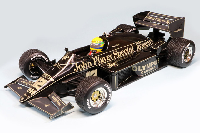 プレミアムX 1/18 ロータス 97T ルノー ポルトガルGP 1985 A.セナ