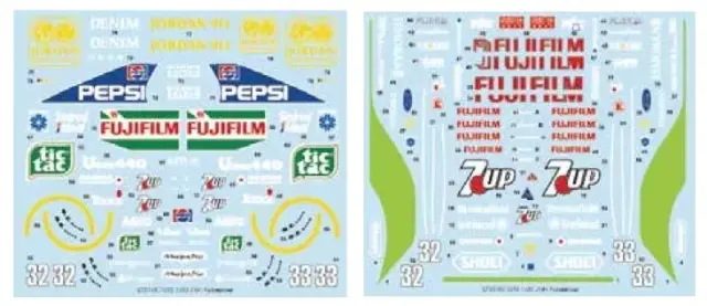 スタジオ27 1/20 ジョーダン 191 フルシーズン フルスポンサーデカール