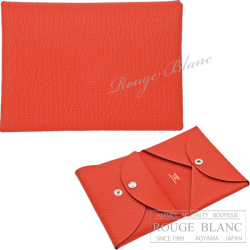 エルメス カルヴィ デュオ カードケース 名刺入れ コインケース