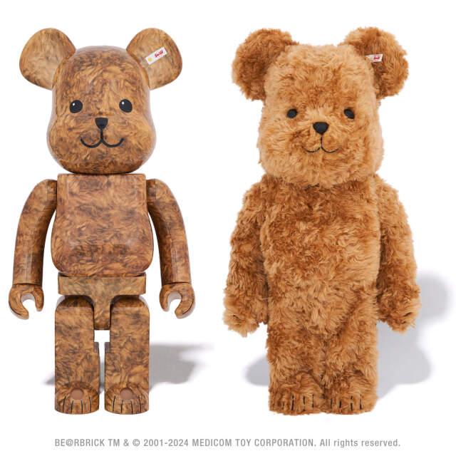 Steiff BE@RBRICK 70PB 1000% | ドイツ最高級テディベアのシュタイフ