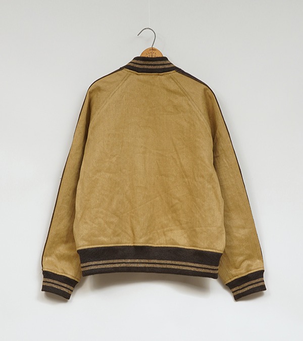 80500030005 Nigel Cabourn STADIUM JACKET - HEMP DENIM ナイジェル