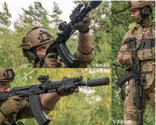 KIZUNA WORKS LCT/GHK AKM/AK対応 Hexagon Tactical タイプ ロアハンド