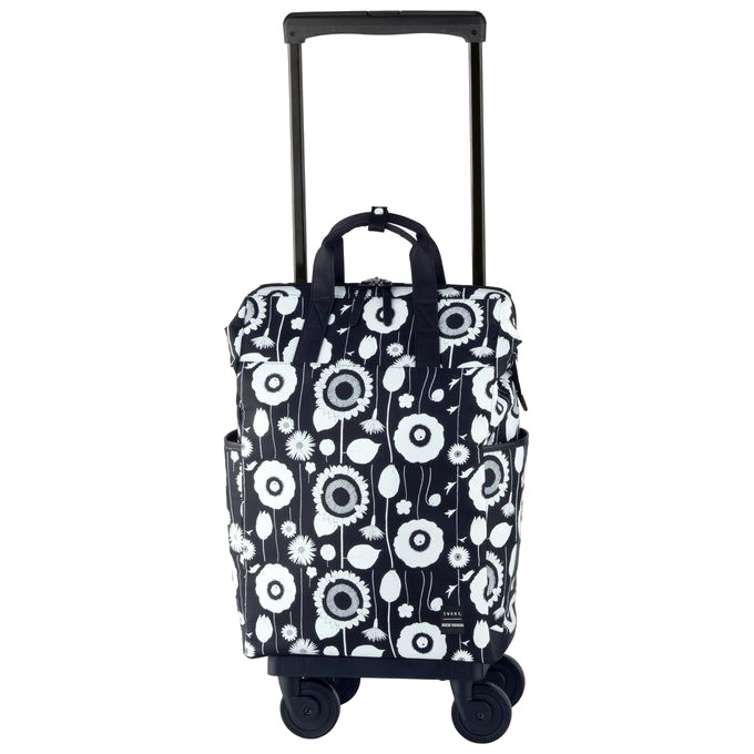 D-559 中原淳一コラボII キャリー (L21) ブラック×ホワイト <4輪