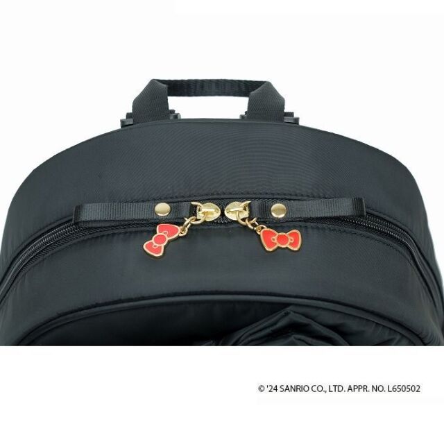 A-667 Hello Kitty リボンリュック(M)ブラック| キャリーバッグは信頼
