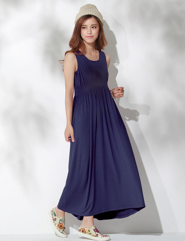 授乳服マタニティウェア タイトフォルムロングワンピース| マタニティ