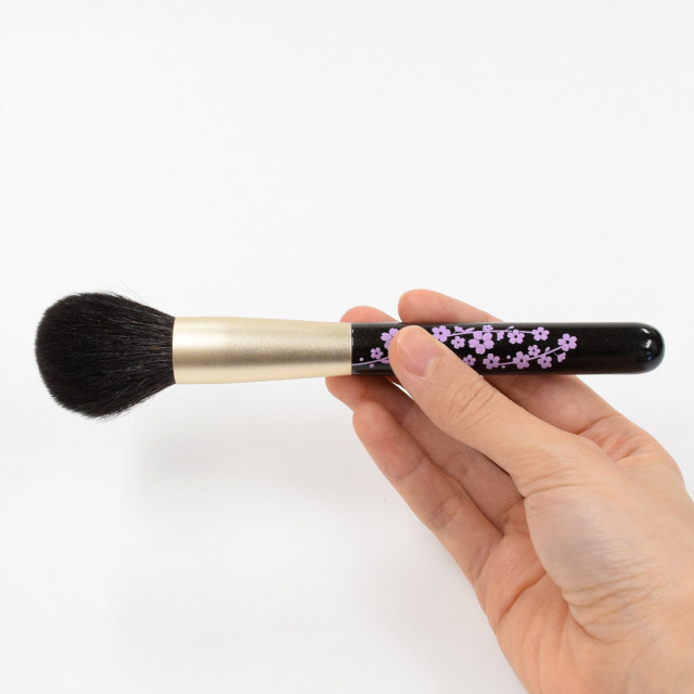 舞さくら チークブラシ 灰リス 粗光峰 混毛