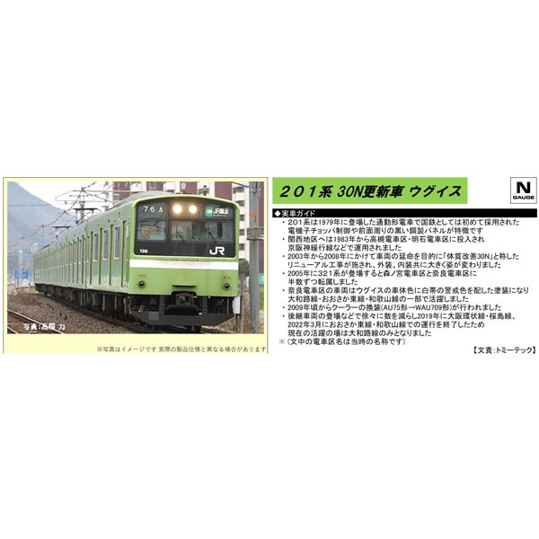 TOMIX 98813 201系（JR西日本30N更新車・ウグイス）6両セット railways