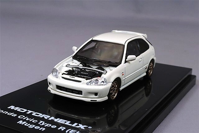 MOTORHELIX 1/64 ホンダ シビック タイプR (EK9) 無限 チャンピオン