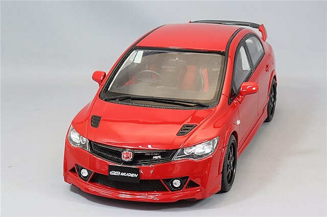 オットー 1/18 ホンダ シビック 無限 RR (FD2) 2008 レッド