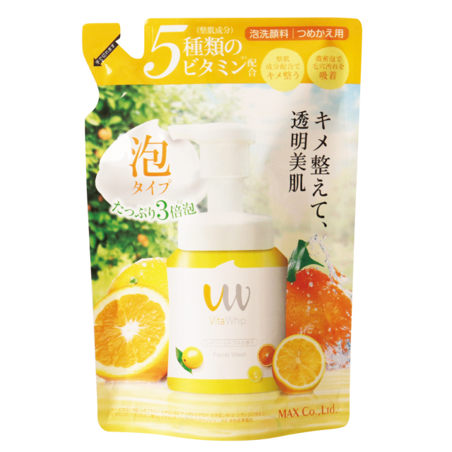 泡の洗顔料 ビタホイップ詰替 MV-FWP 総合化粧品メーカー マックス直営