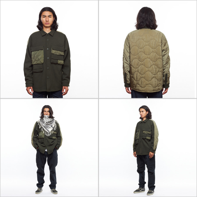 LIBERAIDERS(リベレイダース) / ウール x キルティング ジャケット