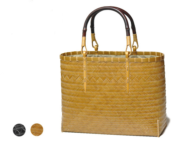 網代バッグ2L 模様入り/竹バッグ/女性/竹かご/国産/日本製 通販【竹