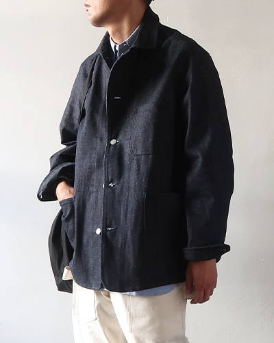 SASSAFRAS - Sprayer Jacket - 13.5oz Denim ササフラス スプレイヤー