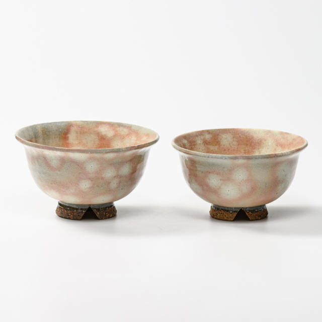 萩焼(伝統的工芸品)飯碗小御本手朝顔