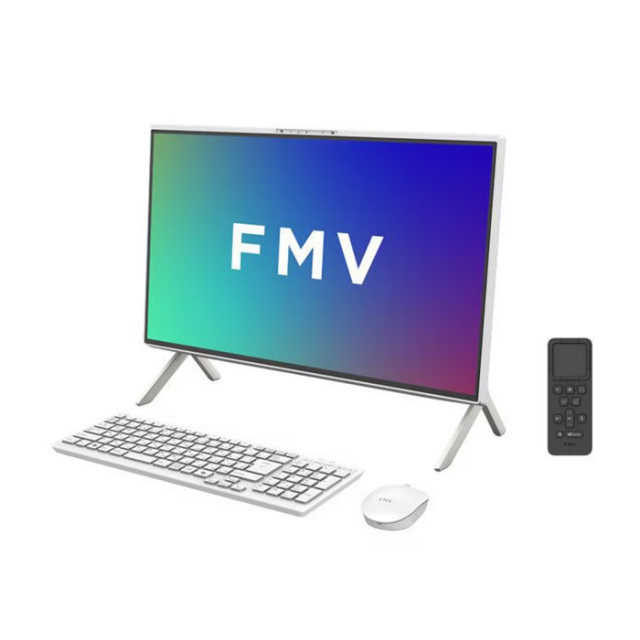 富士通 FMV F55-K1 一体型 デスクトップ パソコン FMVF55K1WC