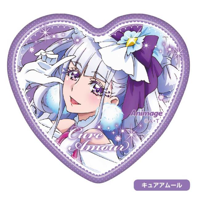 応募者全員サービス】『HUGっと！プリキュア』ハート型缶バッジセット