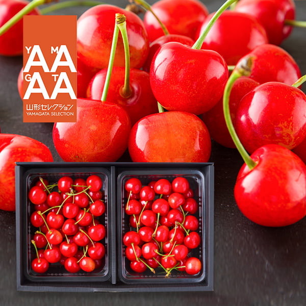 特秀さくらんぼ佐藤錦[山形セレクション]600gバラ詰Lサイズ以上(300g×2)