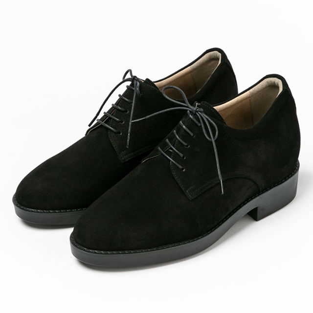 No.237 牛革 ヌバック ひも式 7cm マジックインソール メンズアップ