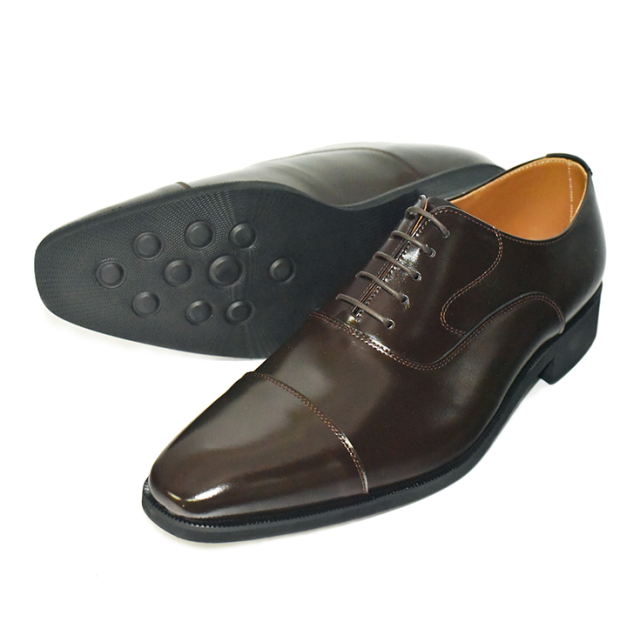 No.K1010 内羽根 ストレートチップ 本革 ビジネスシューズ 24cm〜30cm
