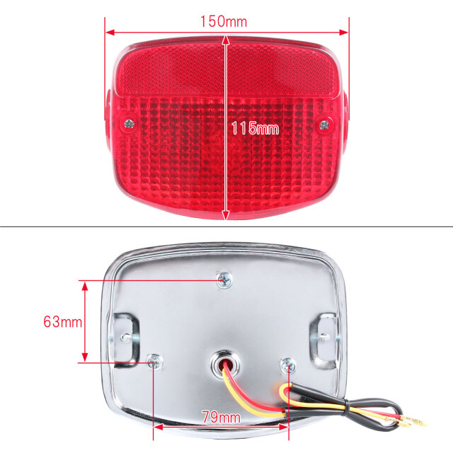 テールライトASSY】カワサキ 純正タイプ Z400FX Z250FT Z400J Z500