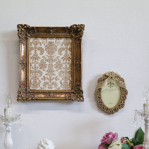 2WAYフォトフレーム アンティークゴールド 1枚用(写真立て)｜おしゃれ