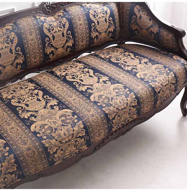 輸入家具 英国調 ラウンジソファ 2P アンティーク調 ソファー 二人掛け