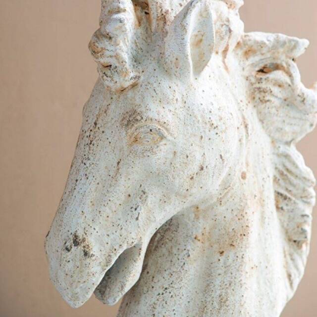 風水インテリア ホース セメント(馬の置物）｜Y-KAGU(輸入家具屋さん.com)