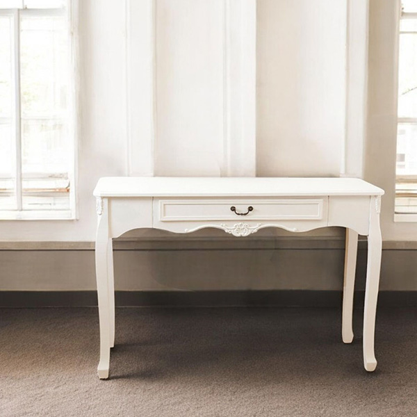 フレンチシャビー デスクコンソール 120cm（パソコンデスク