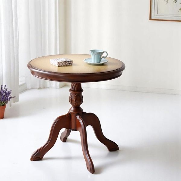 ヨーロピアンクラシック ラウンドサイドテーブル(コーヒーテーブル