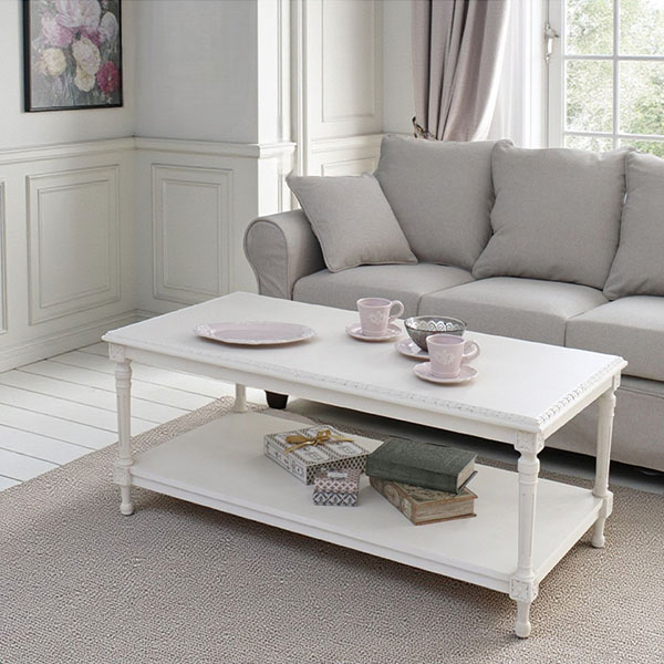 フレンチテイスト カントリーグレース センターテーブル 幅120cm