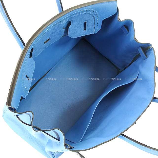 HERMES エルメス ハンドバッグ バーキン35 ギリーズ ブルーパラダイス