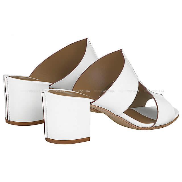 HERMES エルメス レディース オープントゥ ヒール ミュール サンダル