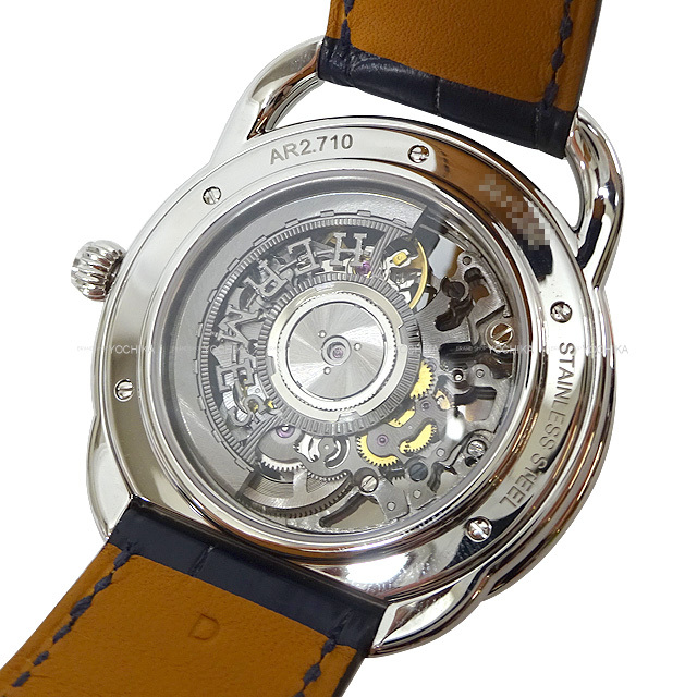 HERMES エルメス 腕時計 メンズ アルソー スケレット 自動巻き AR2.710