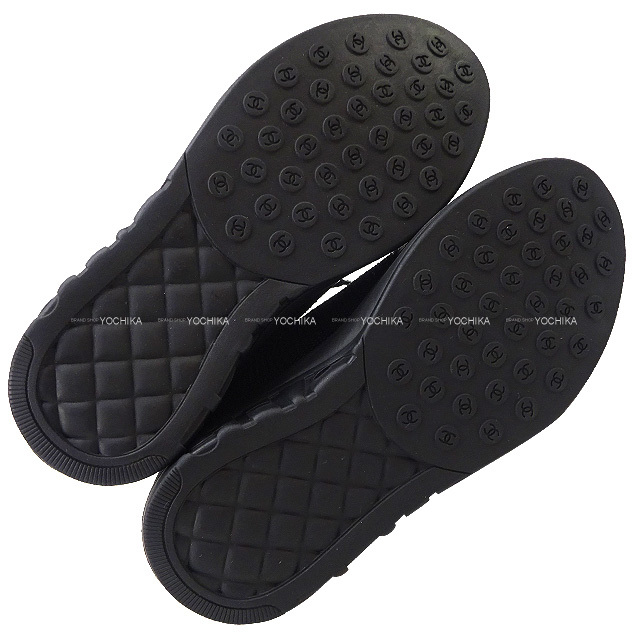 CHANEL シャネル スニーカー 20P ココマーク ロゴ #37 黒 (ブラック